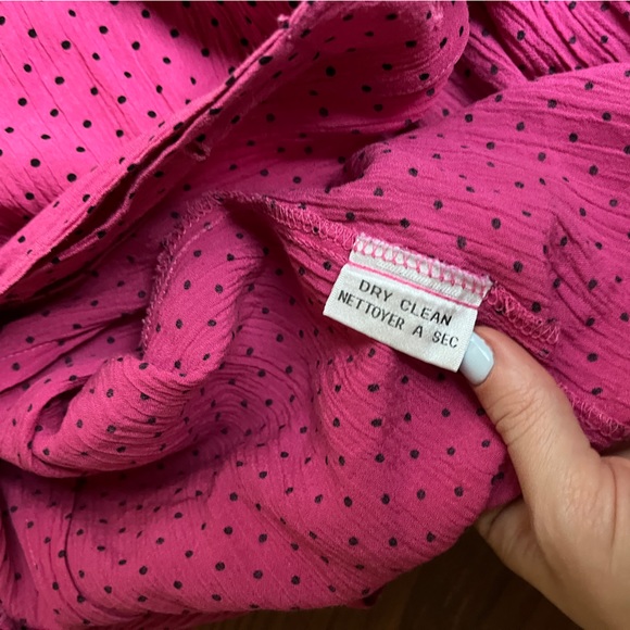 Vintage Christian Dior Crepe Short Sleeve Button Up Blouse - Picture 5 of 7